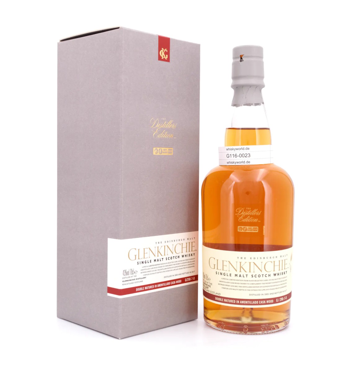 Whisky Glenkinchie Distiller Edition Amontillado Cask Wood 0.7L 0.7L